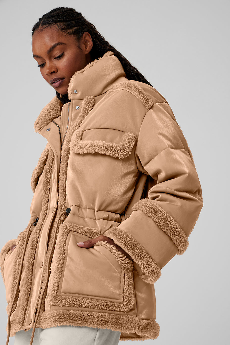 Ice Breaker Puffer Jacket - Toasted Almond