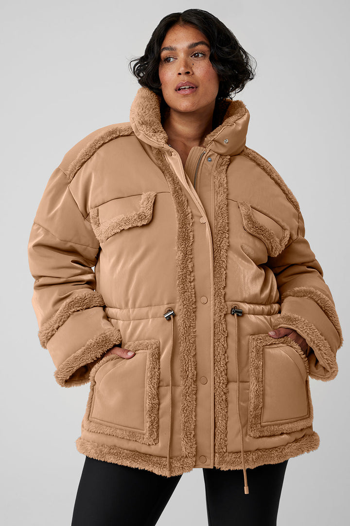 Ice Breaker Puffer Jacket - Toasted Almond