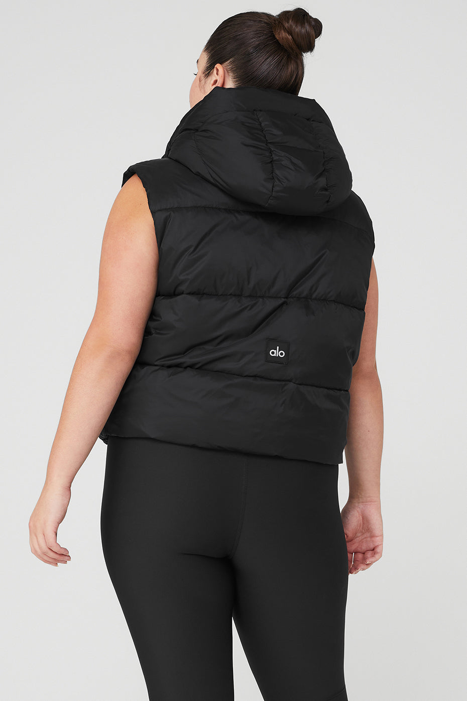 Gold Rush Puffer Vest - Black