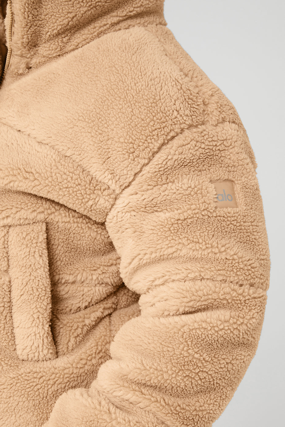 Sherpa Snow Angel Puffer - Camel