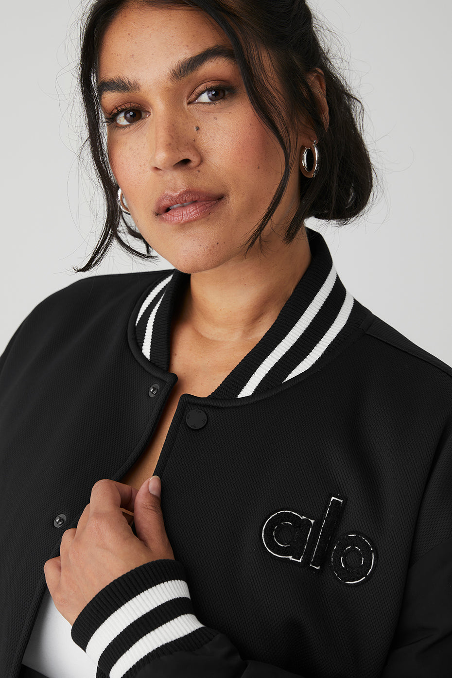 Cropped G.O.A.T Jacket - Black