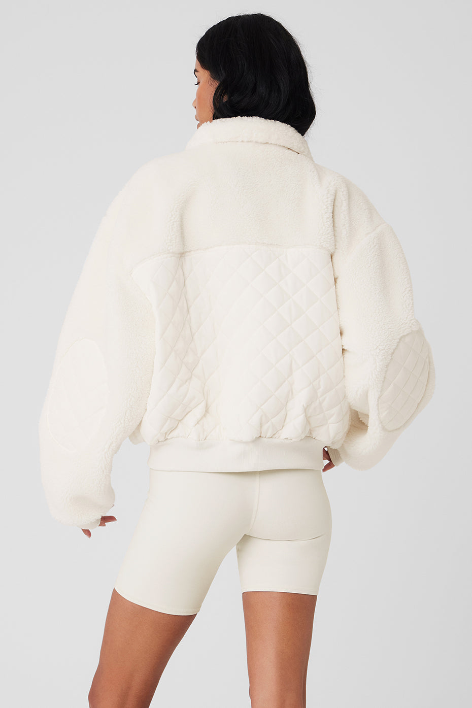 Sherpa Edge Bomber - Ivory