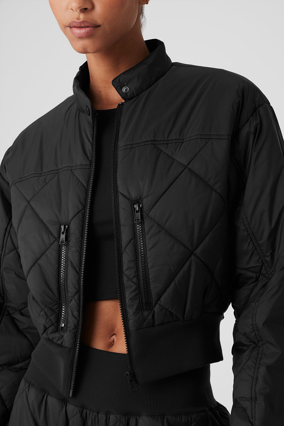 Snowrider Puffer Jacket - Black