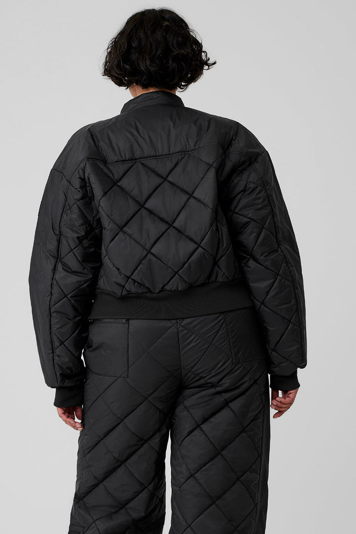 Snowrider Puffer Jacket - Black