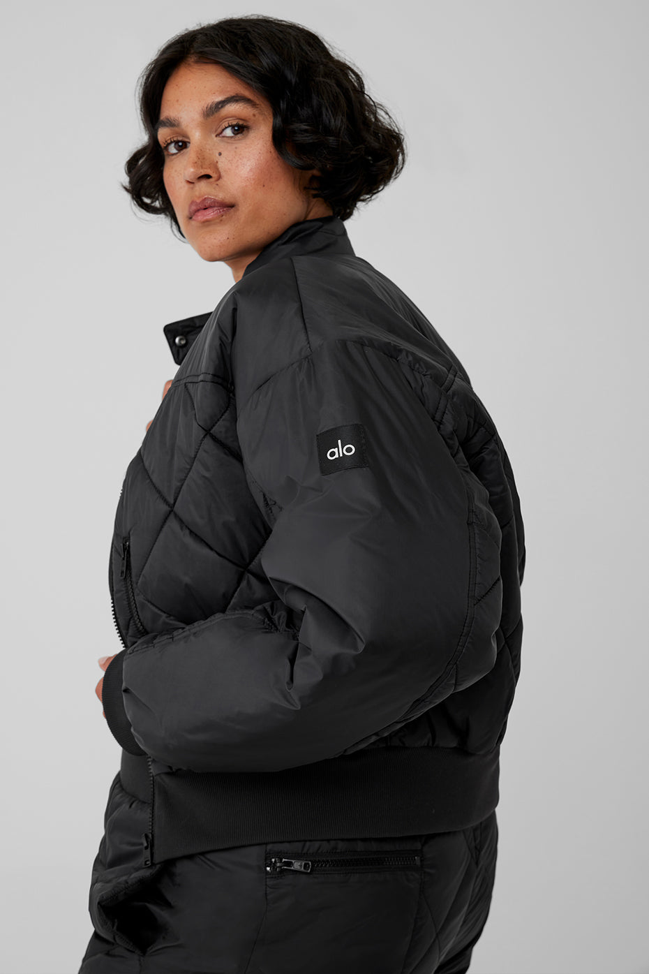 Snowrider Puffer Jacket - Black