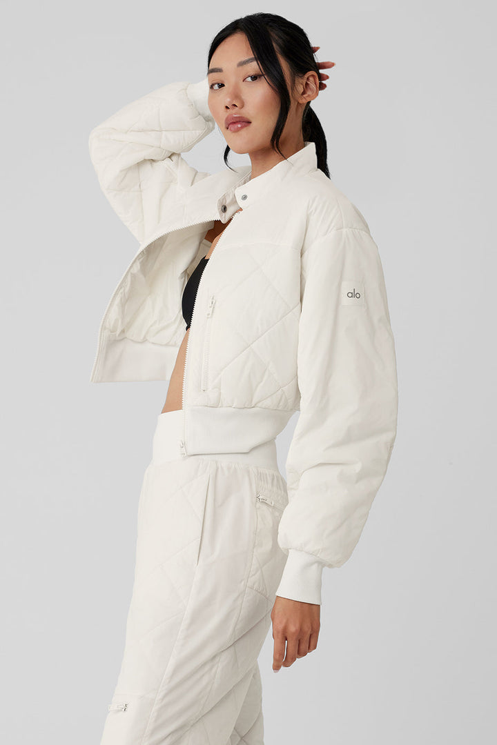 Snowrider Puffer Jacket - Ivory