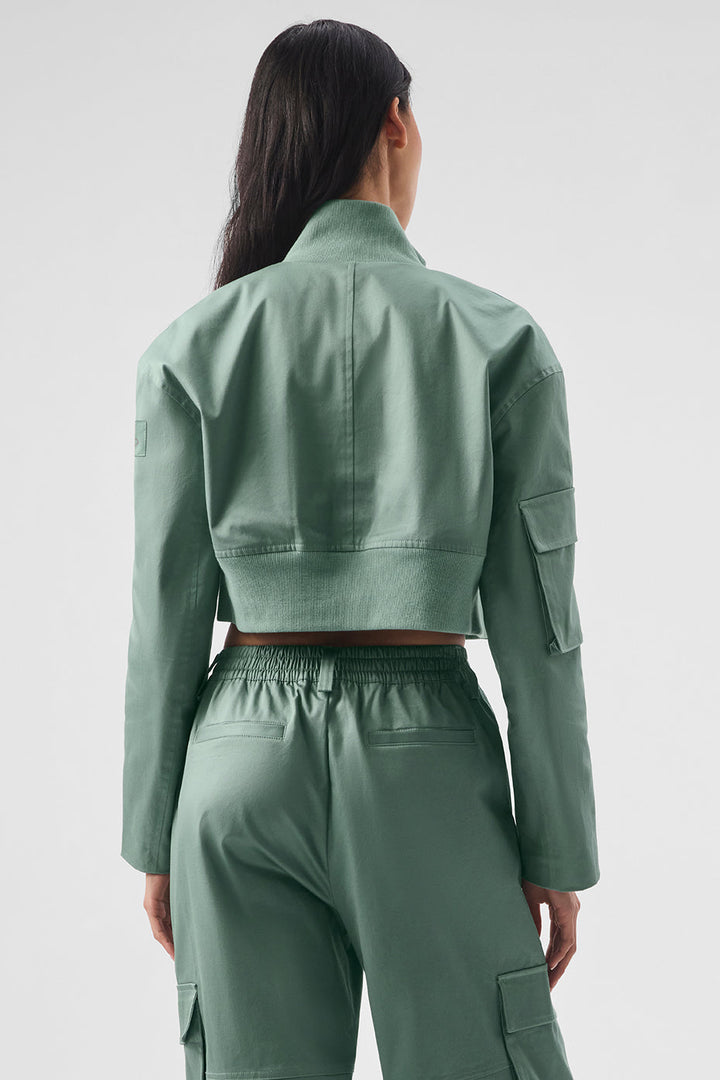 Night Out Cargo Jacket - Botanical Green