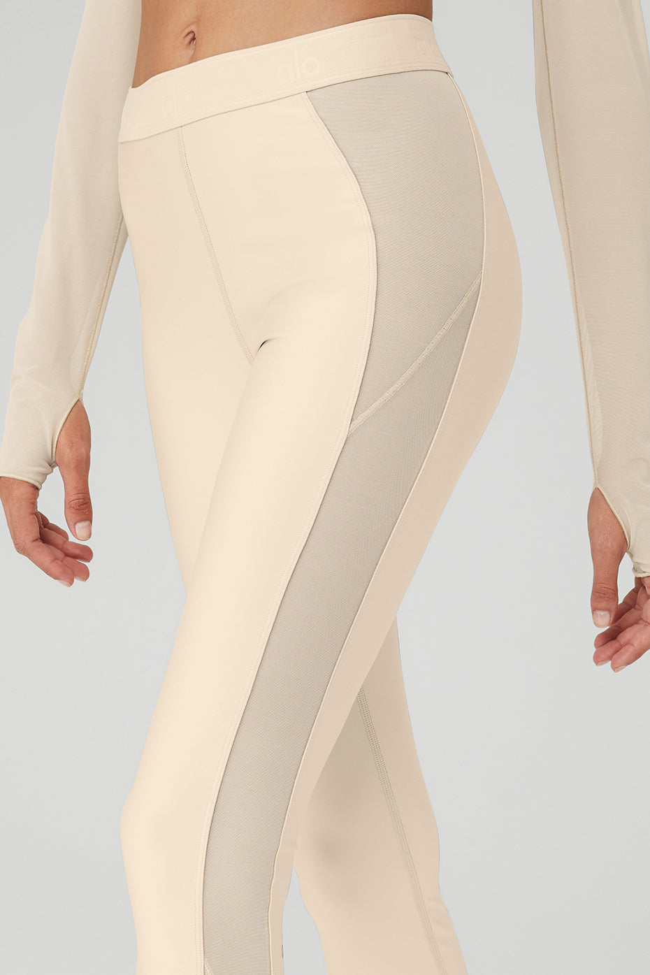 Airlift High-Waist Ballet Dream Legging - Macadamia