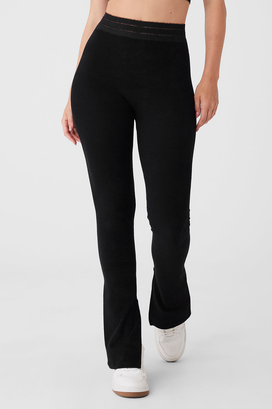 Seamless Luxe Terry High-Waist Cuddle Legging - Black