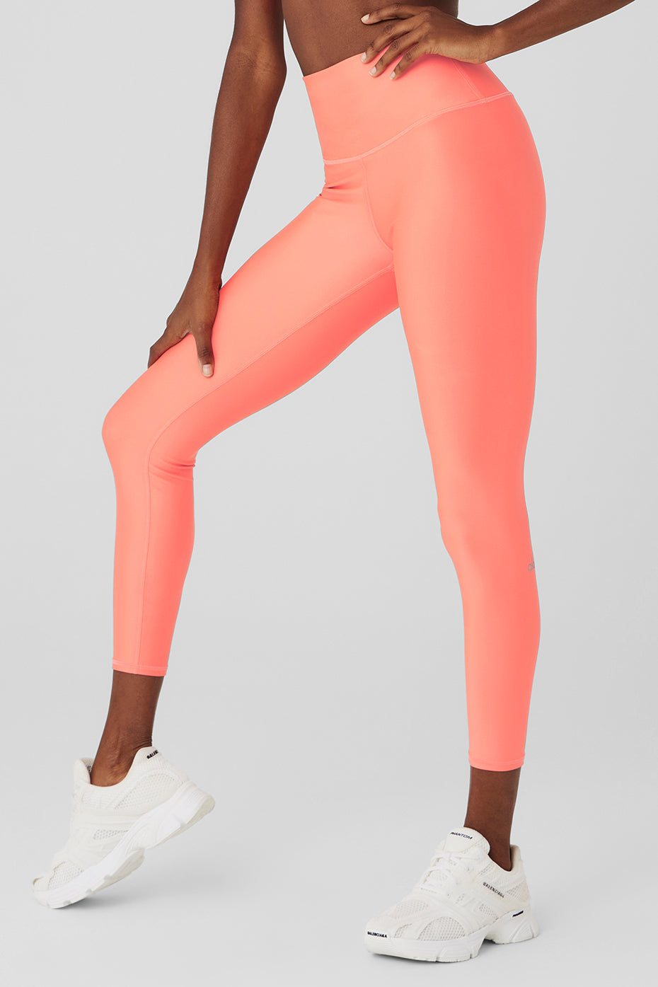 7/8 High-Waist Airlift Legging - Candy Orange