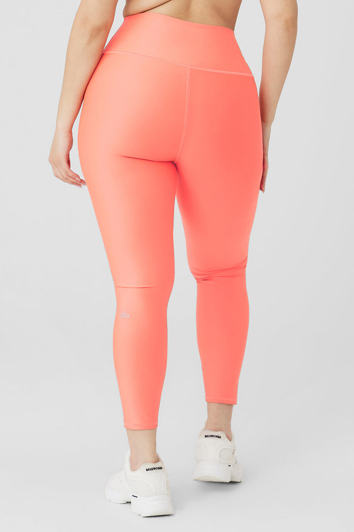 7/8 High-Waist Airlift Legging - Candy Orange