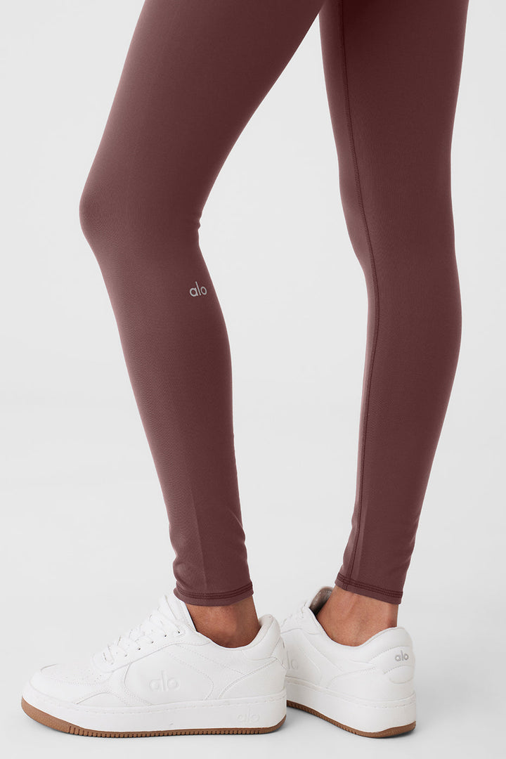 High-Waist Airbrush Legging - Cherry Cola