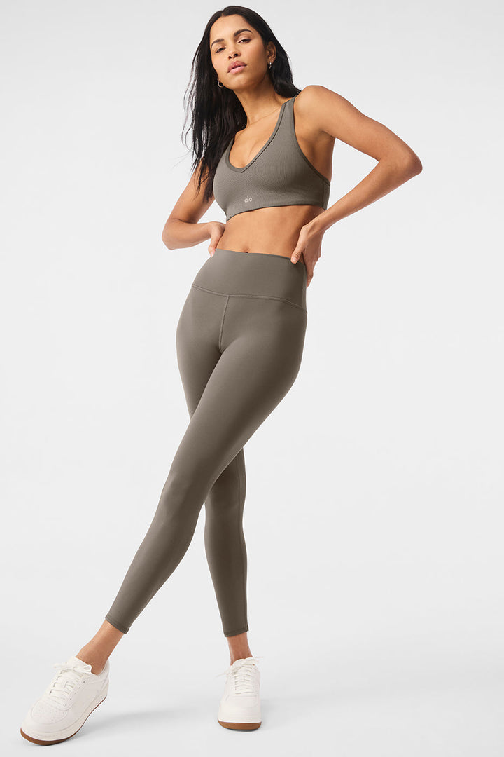 7/8 High-Waist Airlift Legging - Olive Tree