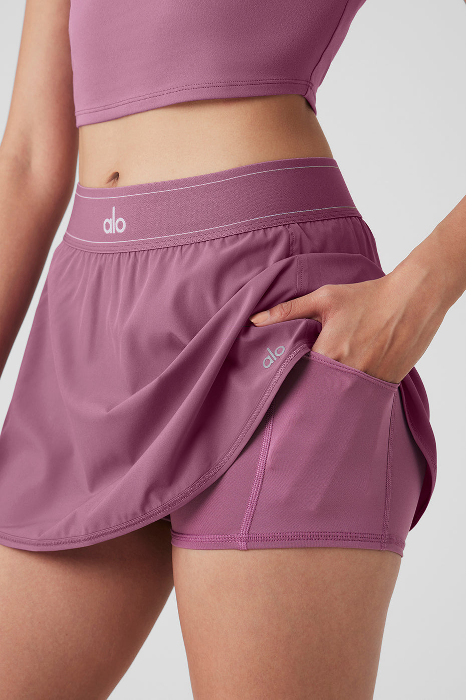 Match Point Tennis Skirt - Soft Mulberry