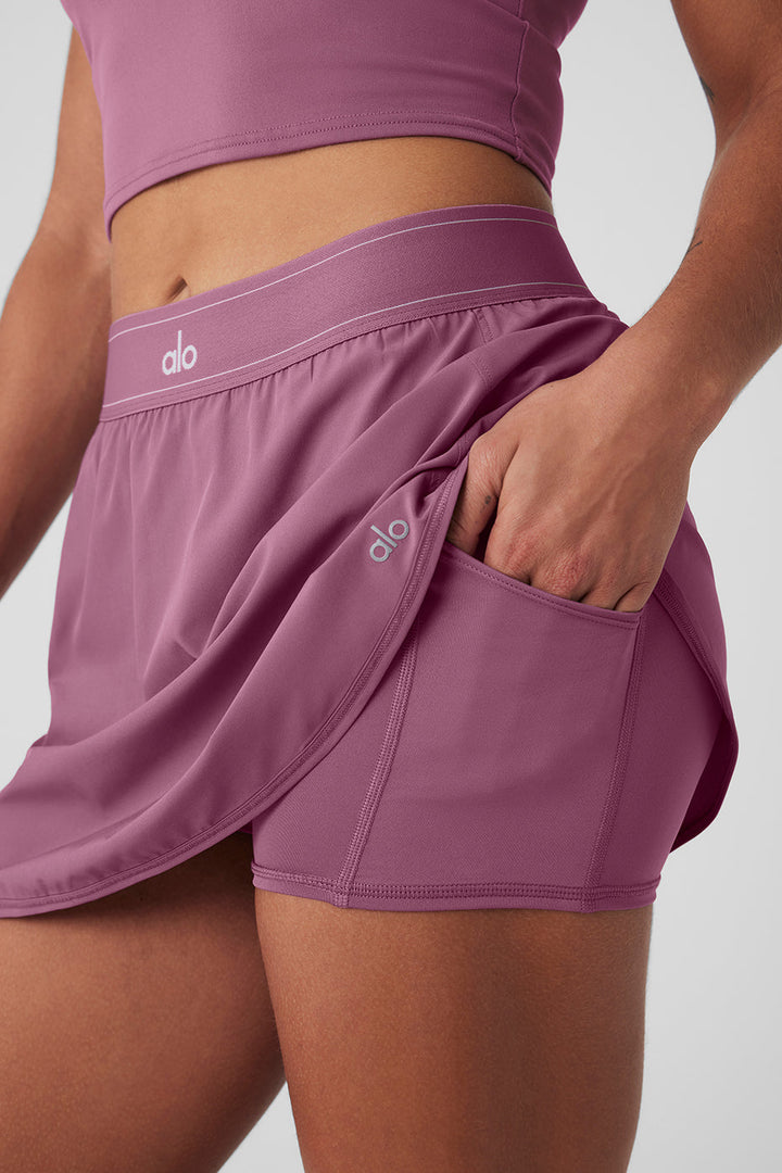 Match Point Tennis Skirt - Soft Mulberry