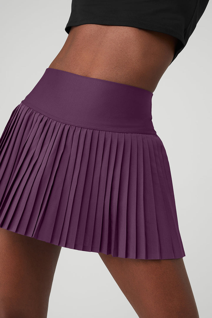 Grand Slam Tennis Skirt - Dark Plum