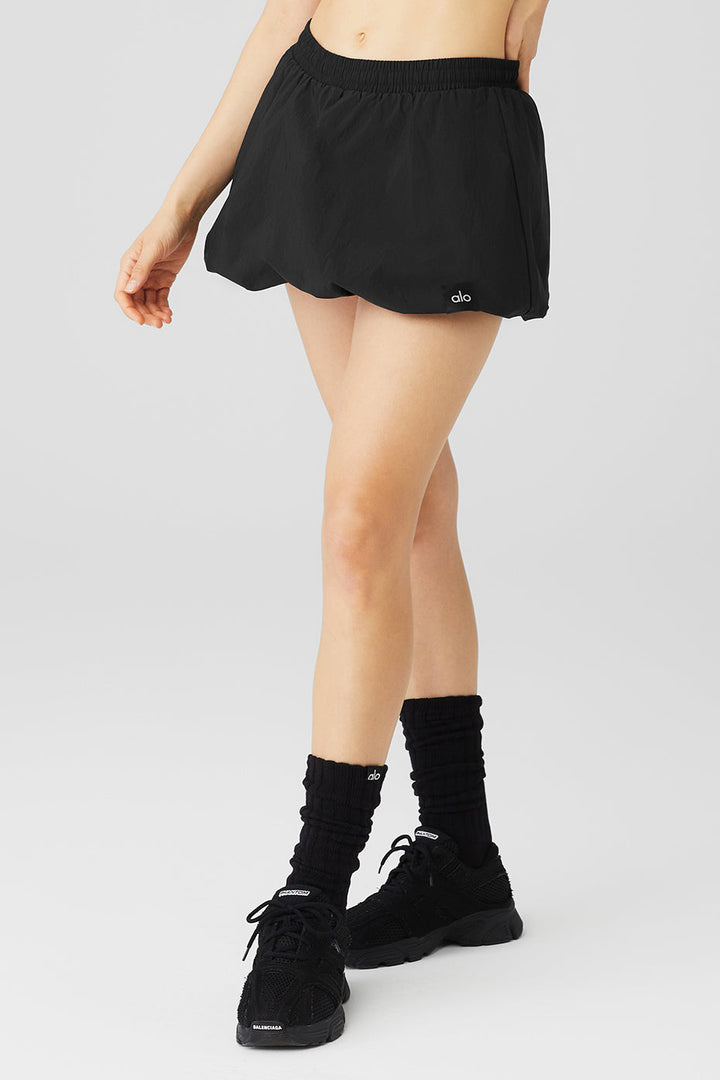 Bubble Tennis Skirt - Black