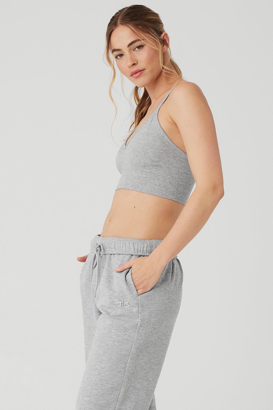 Delight Bralette - Athletic Heather Grey