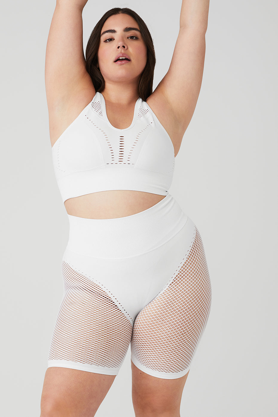 Seamless Open Air Bra - White