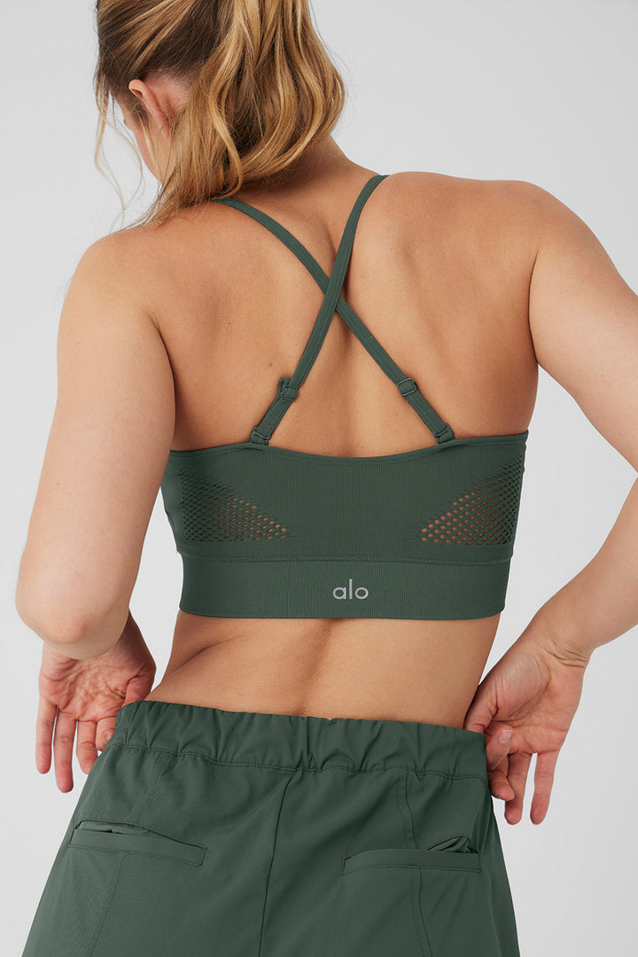 Seamless Open Air Bandeau Bra - Dark Cactus