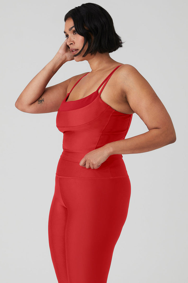 Airlift Street Goddess Bra Tank - Classic Red