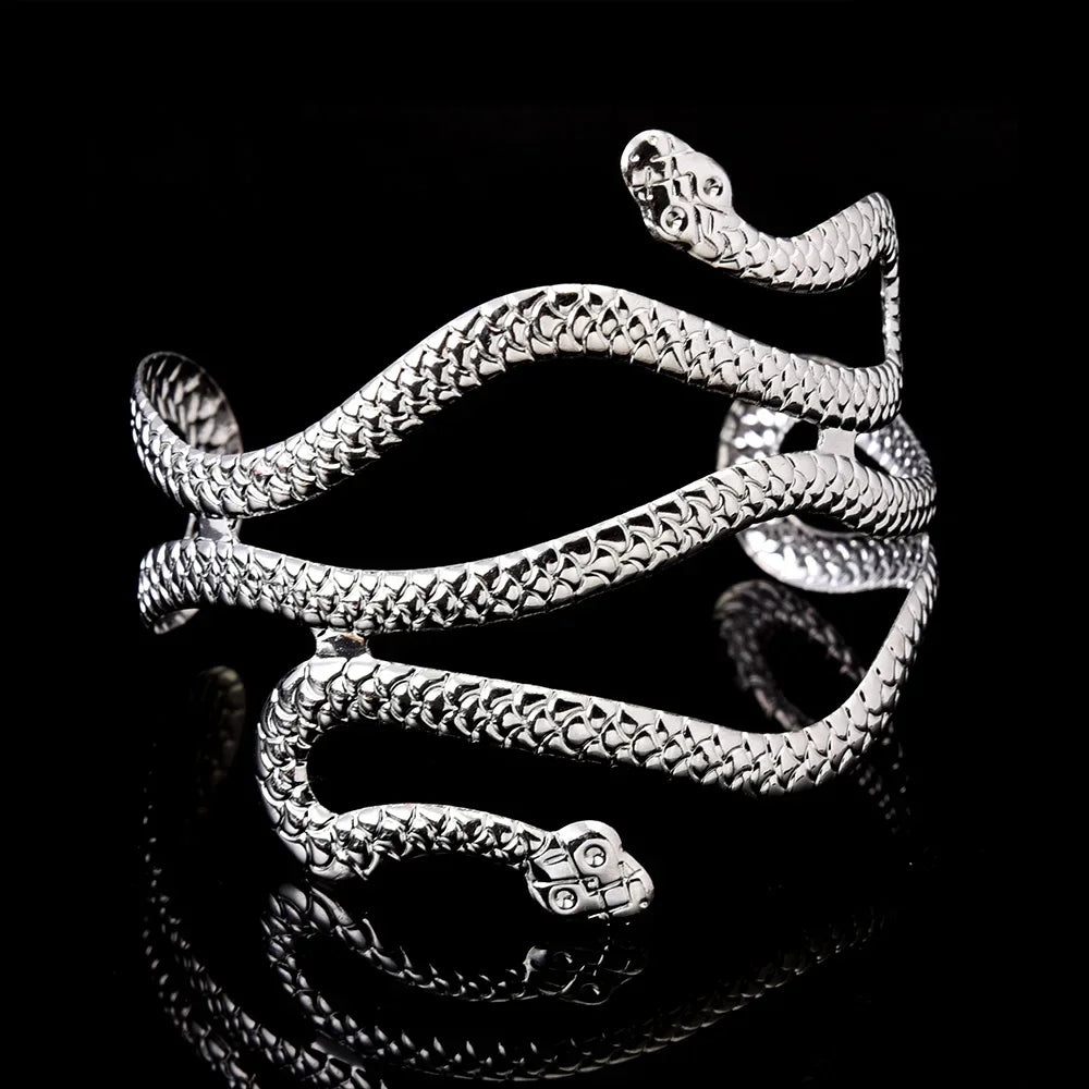 Heraz Serpent Mixed Metal Bracelets