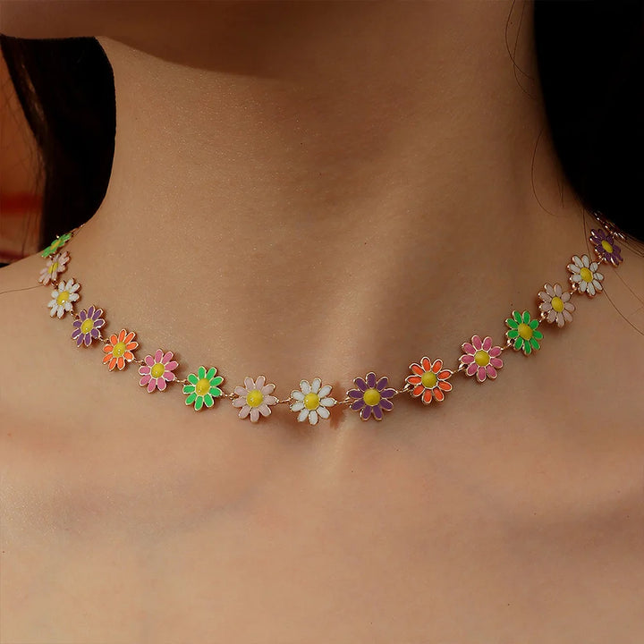 Calista Daisy Chain Necklaces