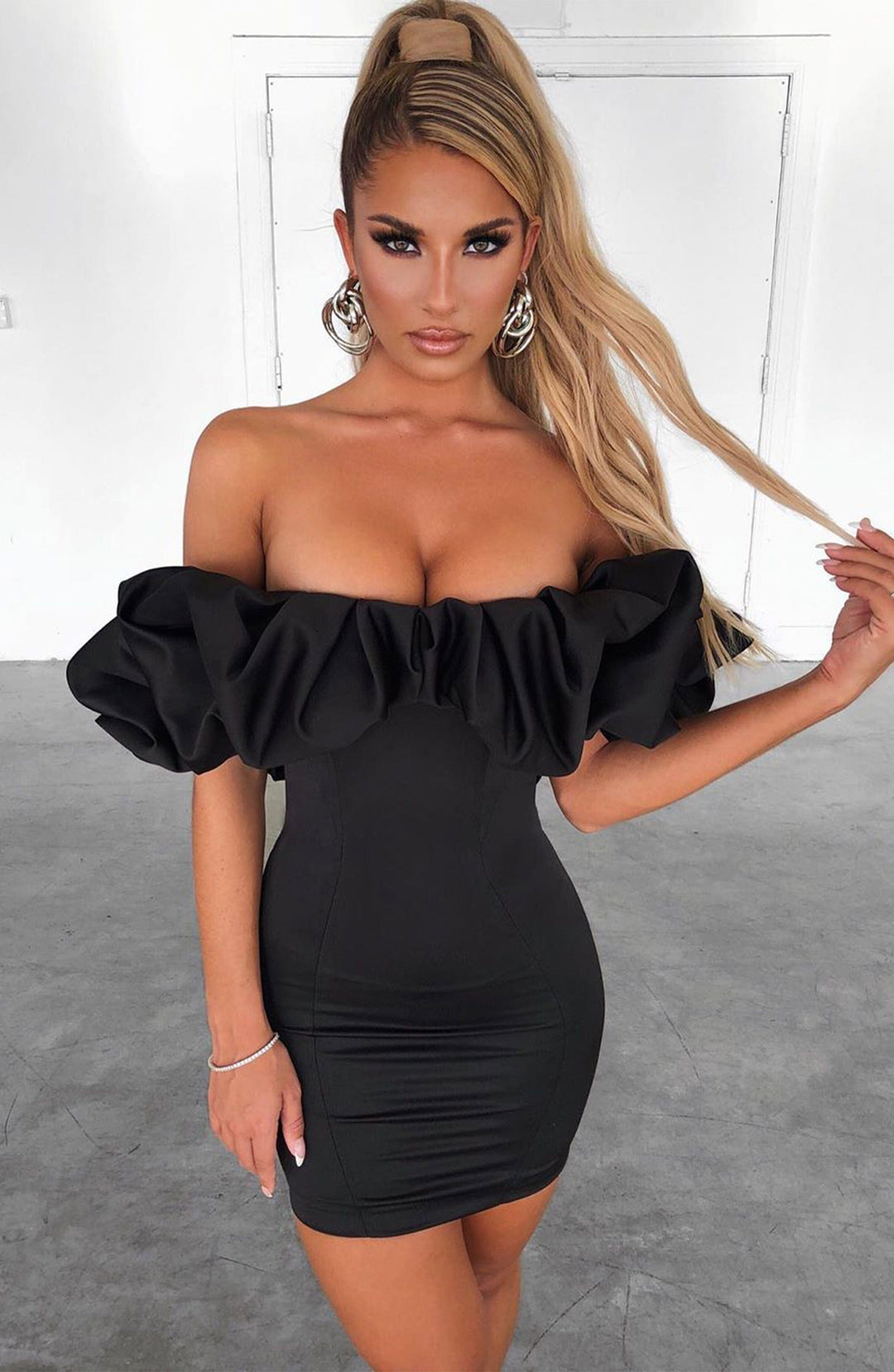 Allie Mini Dress - Black