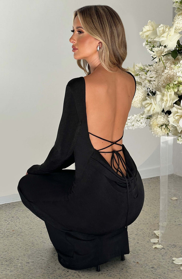 Anastassia Maxi Dress - Black
