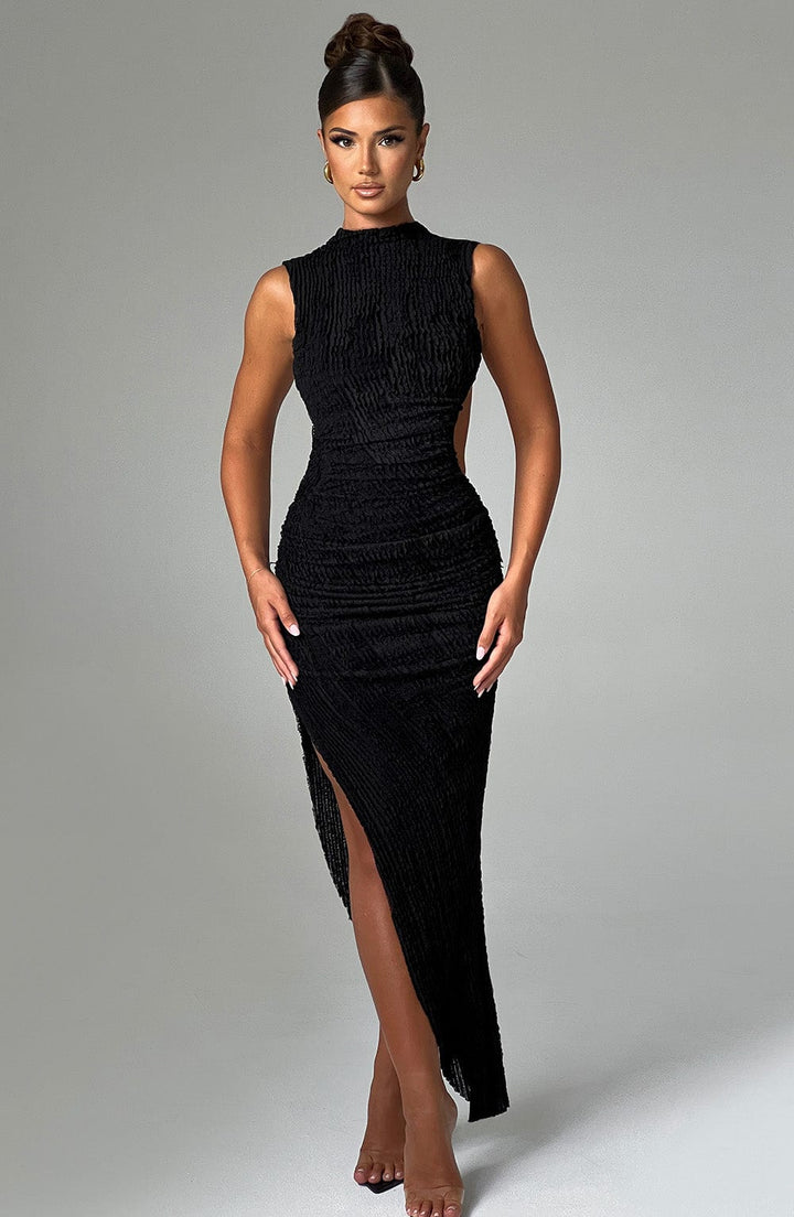 Aphrodite Midi Dress - Black