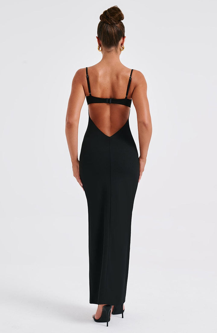 Asteria Maxi Dress - Black