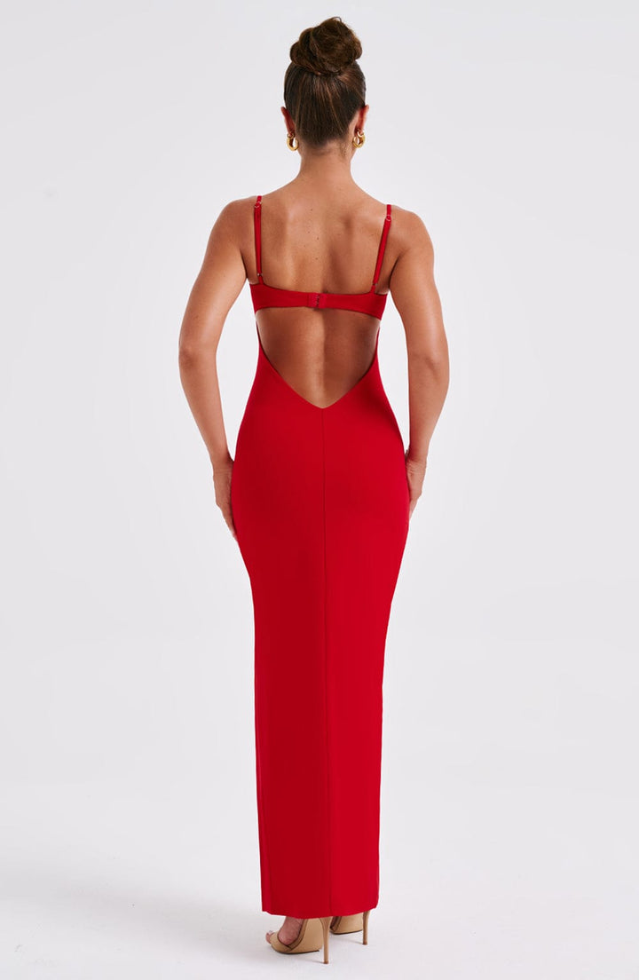 Asteria Maxi Dress - Red