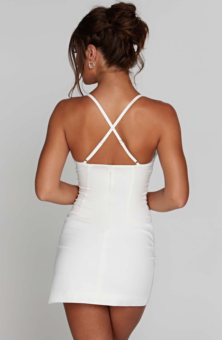 Aura Mini Dress - White