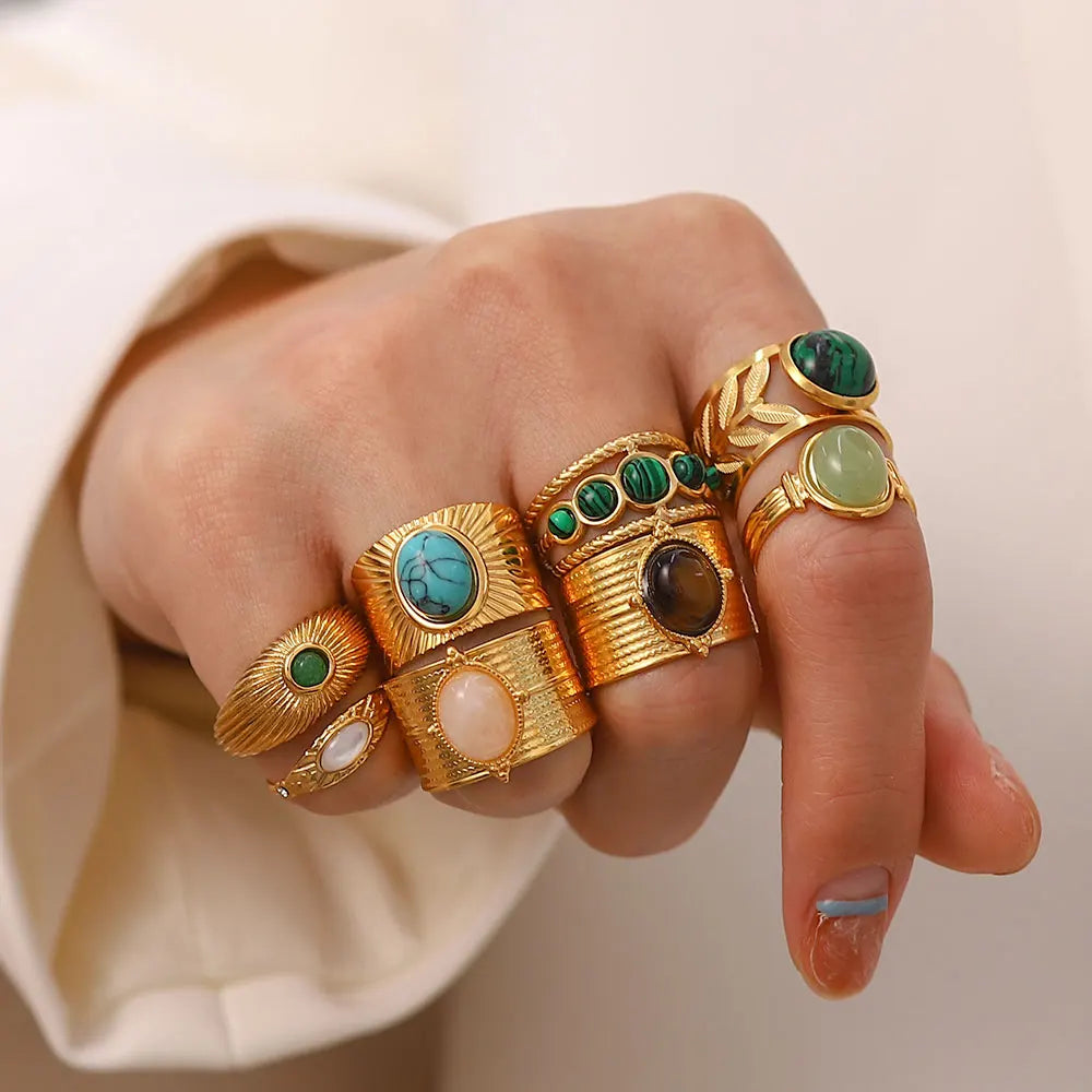 Adira Ele Gemstone Rings