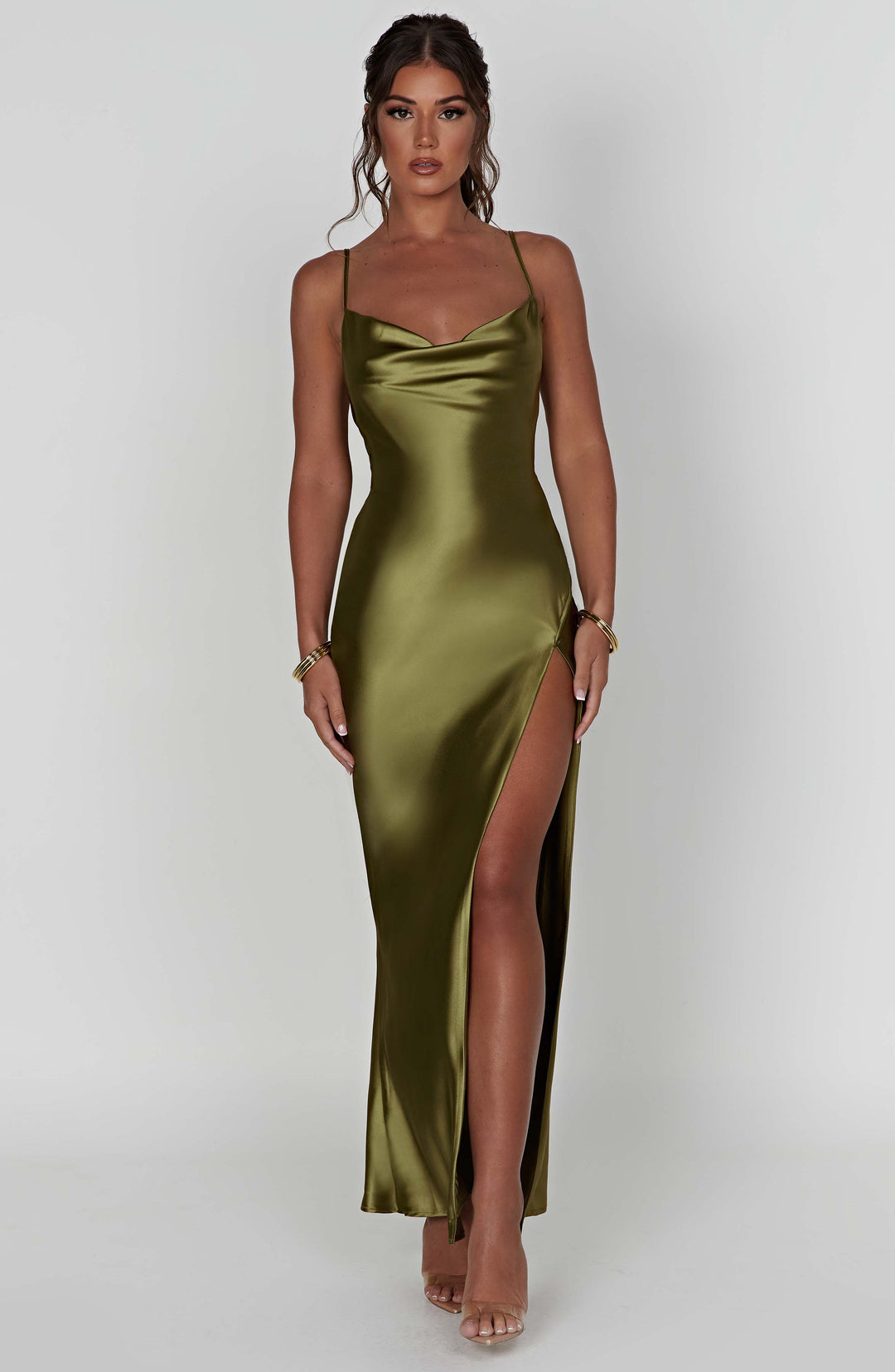 Celestina Maxi Dress - Khaki