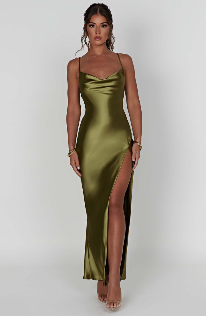 Celestina Maxi Dress - Khaki