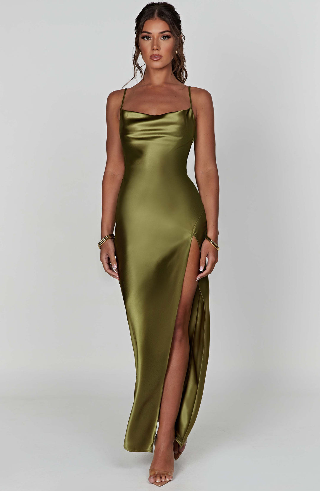 Celestina Maxi Dress - Khaki