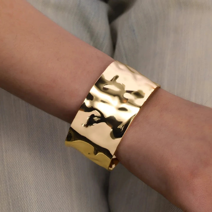 Thalassa Gold Cuff Bangle Bracelets