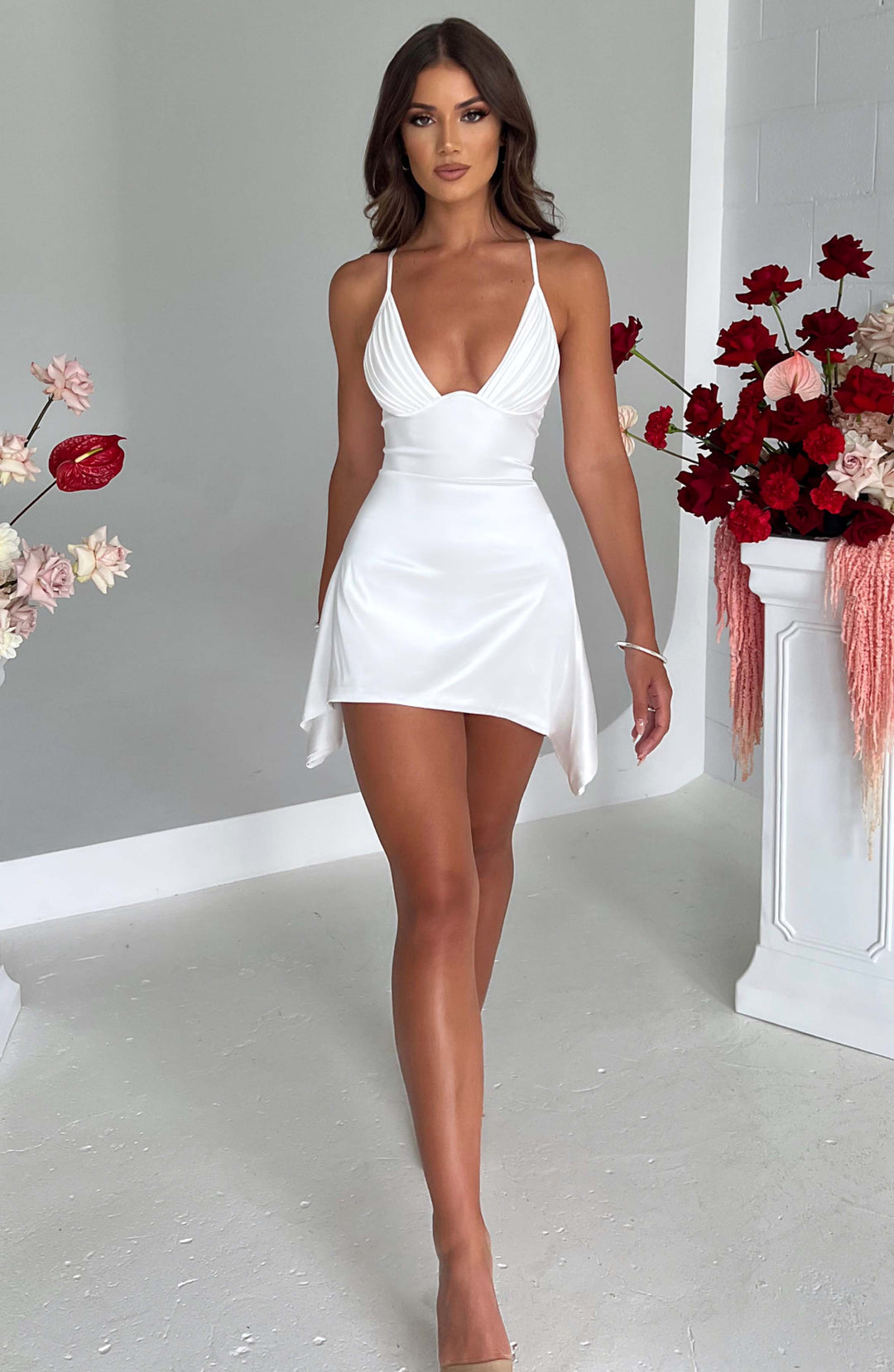 Clarise Mini Dress - Ivory