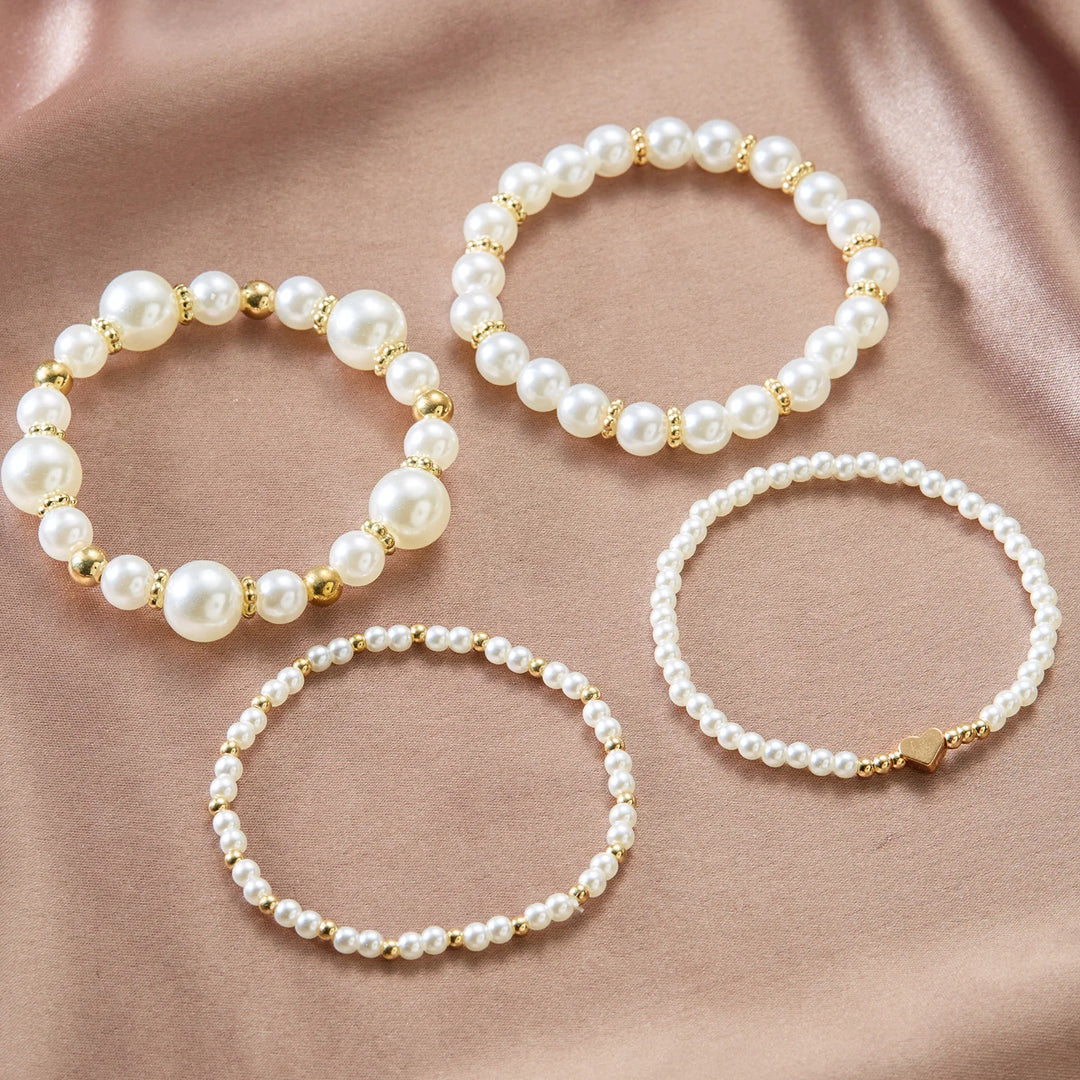 Eos Pearls 6pcs Bracelet Stack