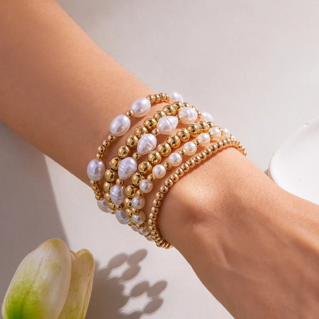 Eos Pearls 6pcs Bracelet Stack