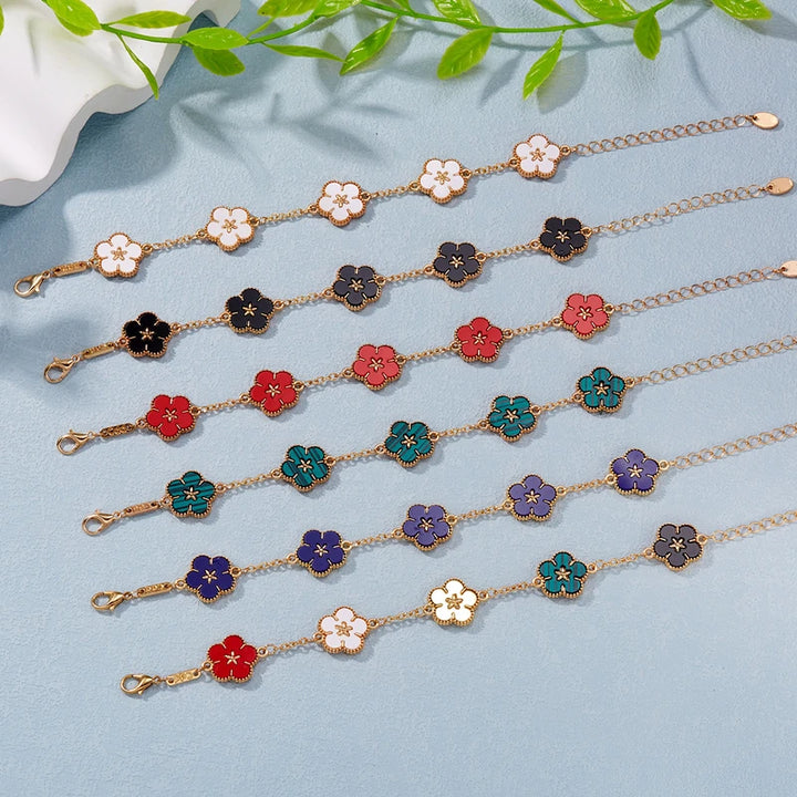 Elara Flower Garden Bracelets