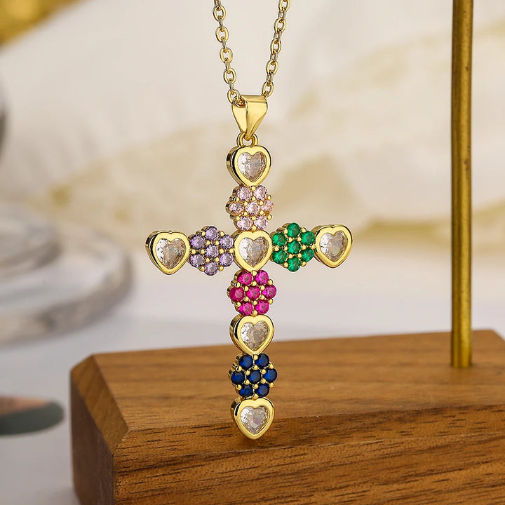 Verity Jewels Cross Necklaces