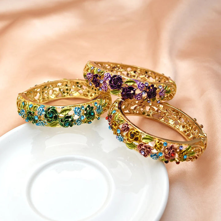 Giselle's Garden Bangle Bracelets 