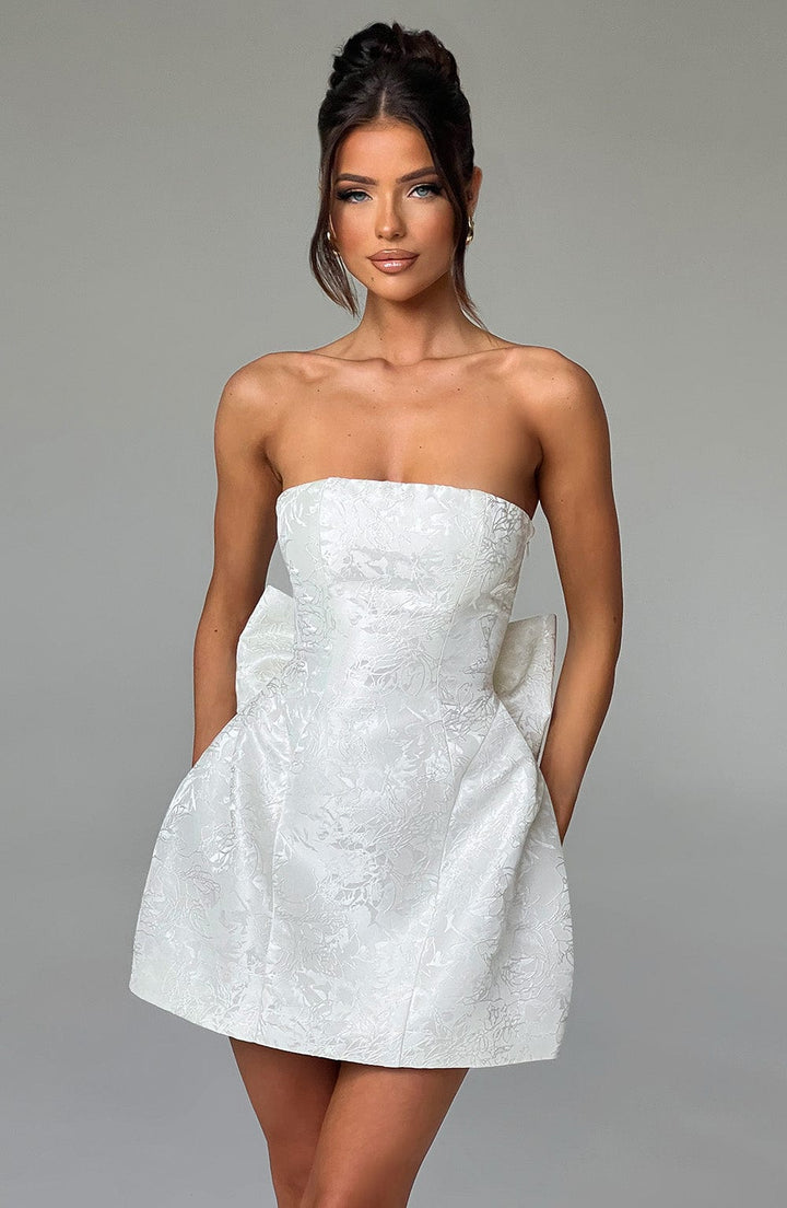 Elenora Mini Dress - Ivory