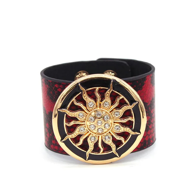 Parvati Sun Textured Cuff Bracelets