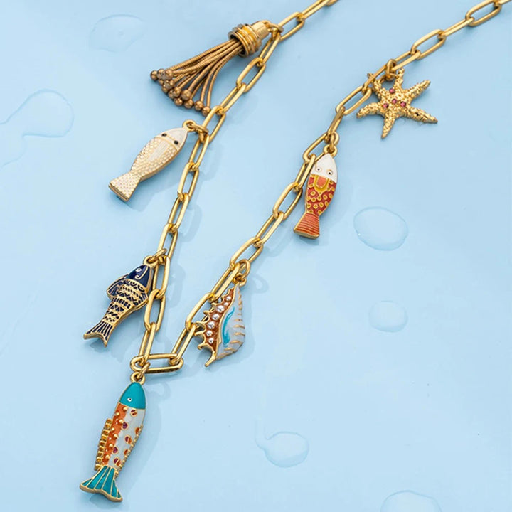 Poseida Seas Charm Necklace