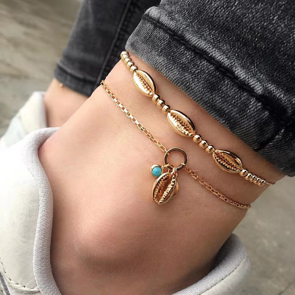 sep these anklets 4pcs stacks