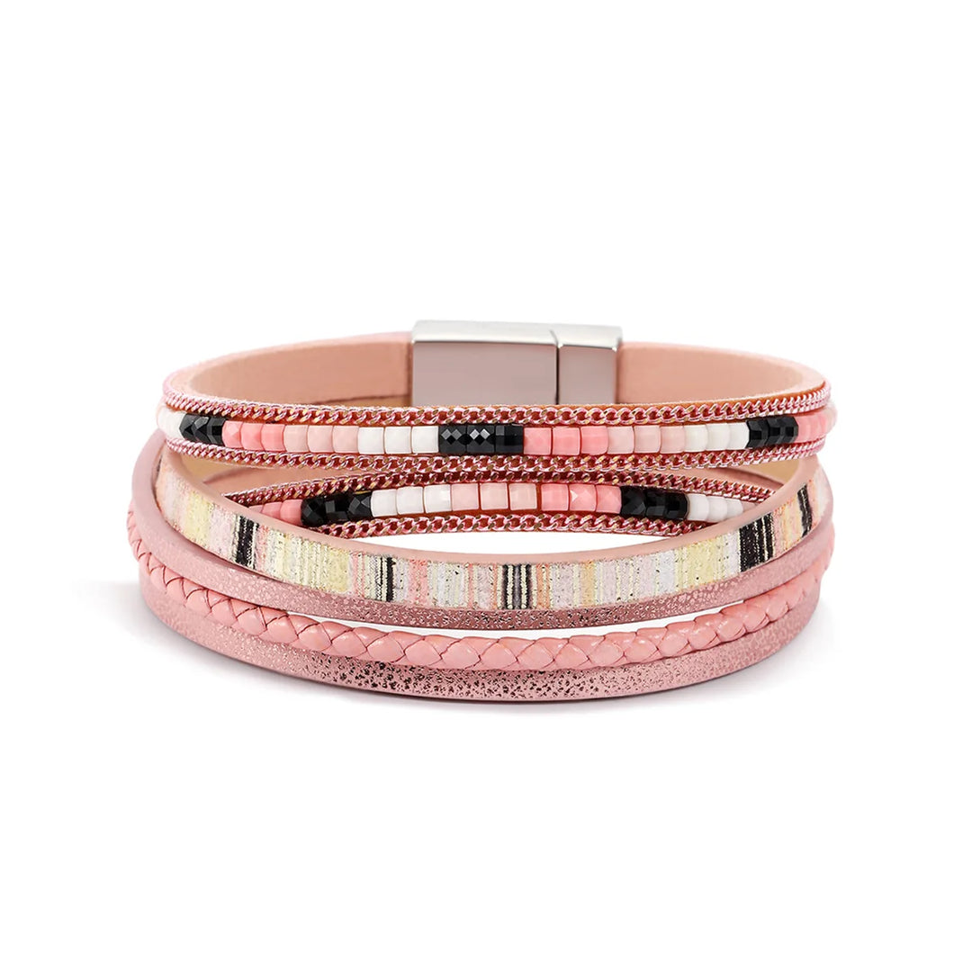 Bronwyn Leather Wrap Bracelet