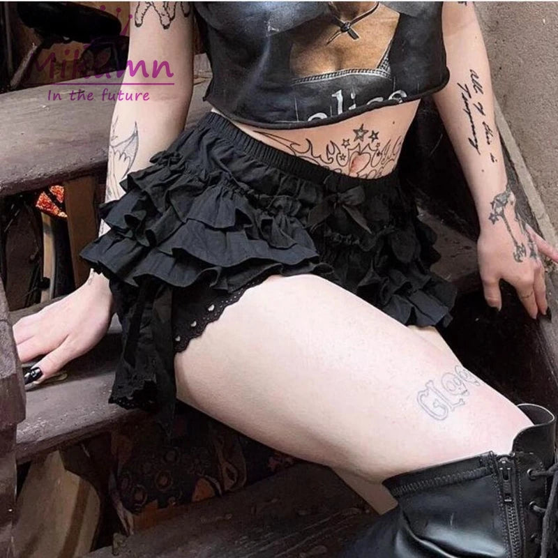 Gothic Lolii Ruffle Shorts